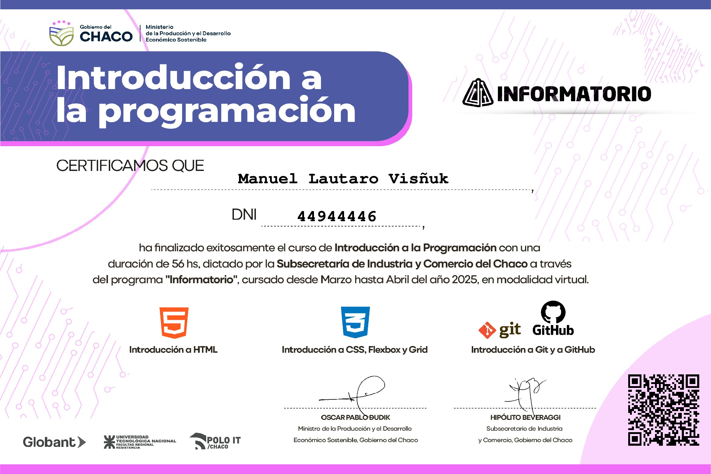 Introducción a la Programación